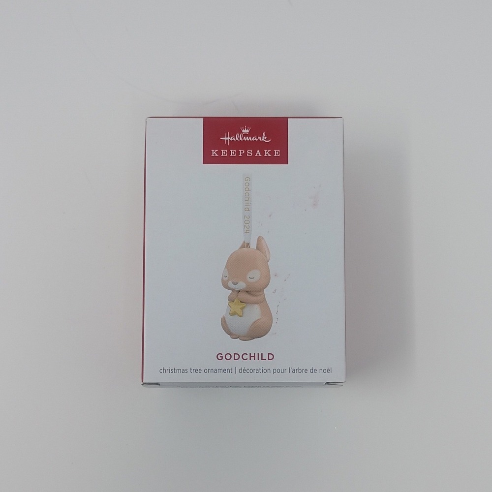 2024 Hallmark Keepsake Godchild Christmas Ornament Porcelain Gregor Benedetti